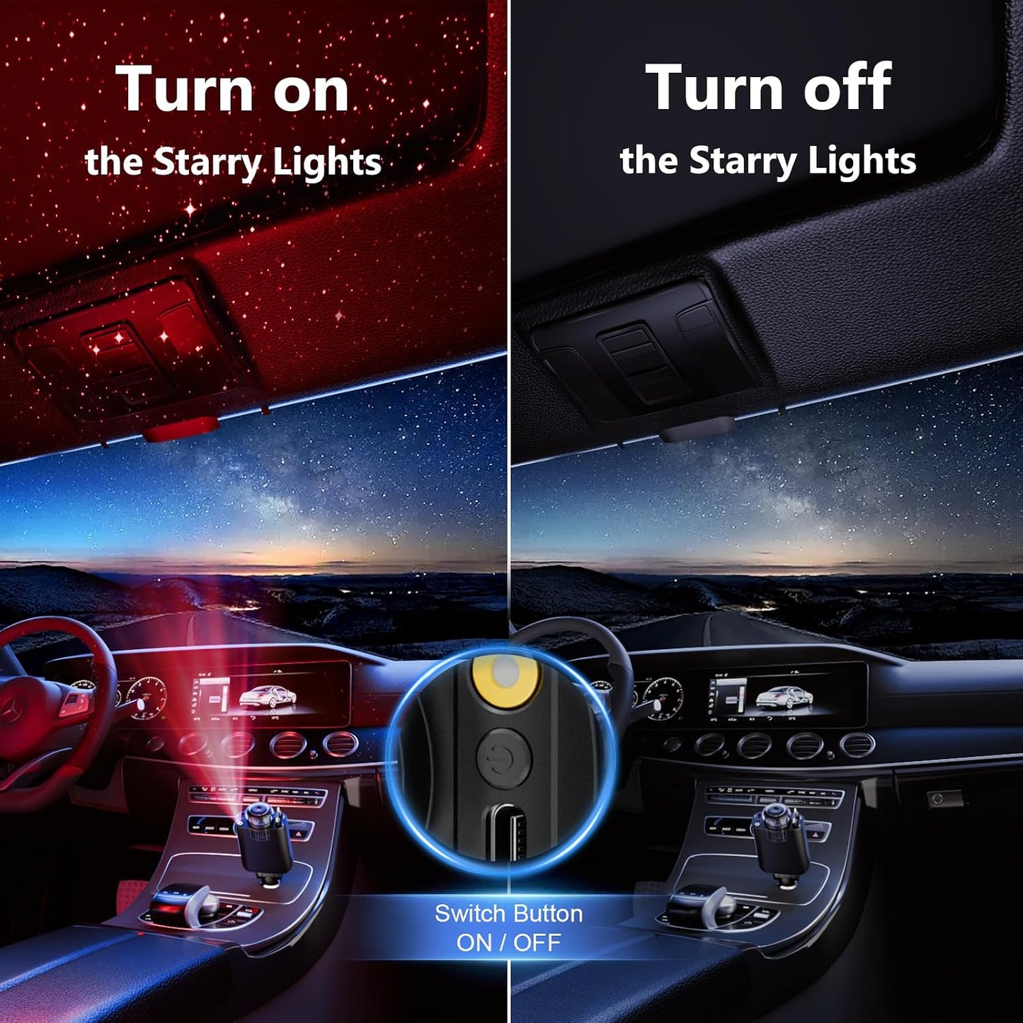 Starlight Retractable Car Charger