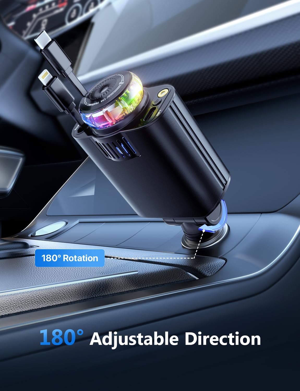 Starlight Retractable Car Charger